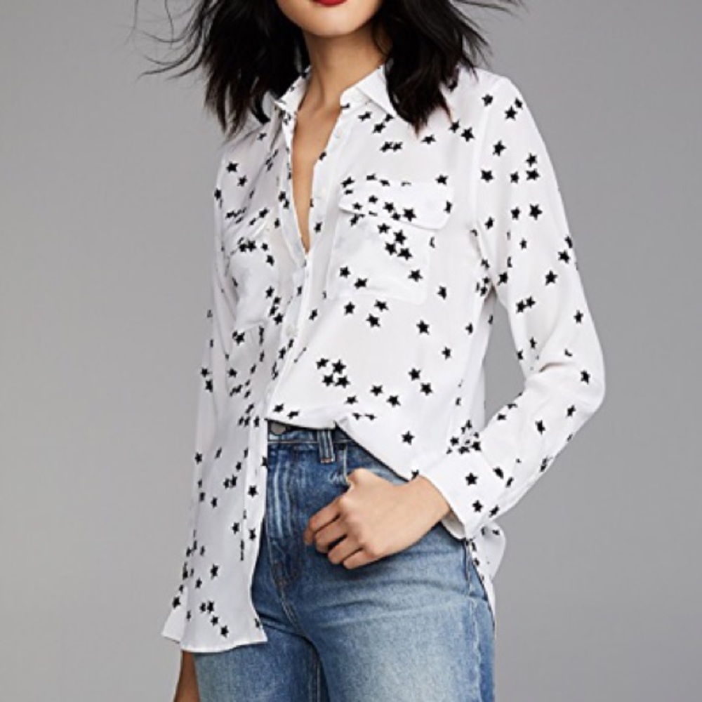 Equipment Star Button Up Blouse